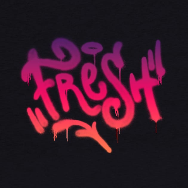 Fresh Graffiti Tag by Bee Fernandez